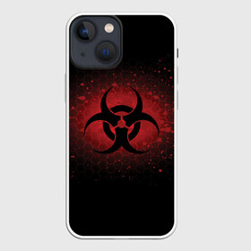 Чехол для iPhone 13 mini с принтом Biohazard в Курске,  |  | biohazard | plague inc | биологическая опасность | знак