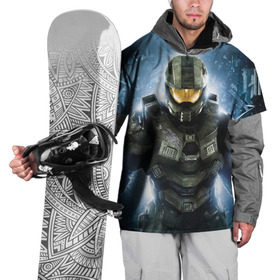 Накидка на куртку 3D с принтом Halo в Курске, 100% полиэстер |  | halo | wars | космос | крепость | мир | ореол | оружие | реквием | стратегия | супер | фантастика