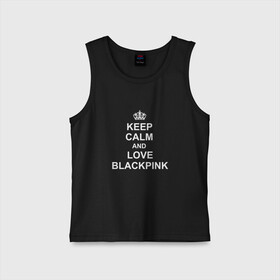 Детская майка хлопок с принтом BlackPink в Курске,  |  | keep calm