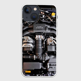 Чехол для iPhone 13 mini с принтом Engine в Курске,  |  | brz | car | drift | engine | gt86 | japan | racers | subaru | toyota | автомобиль | гонки | двигатель | машина | мотор | япония