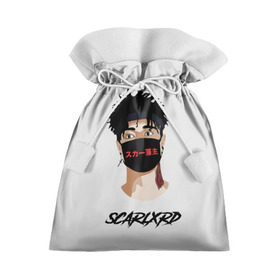Подарочный 3D мешок с принтом Scarlxrd в Курске, 100% полиэстер | Размер: 29*39 см | band | rap | rapper | scarlord | scarlxrd | scxrlord | в маске | лорд | рэп | рэпер | рэппер | скар | скарлорд | скрим
