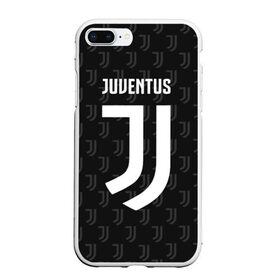 Чехол для iPhone 7Plus/8 Plus матовый с принтом Juventus FC Pattern в Курске, Силикон | Область печати: задняя сторона чехла, без боковых панелей | juventus | pattern | паттерн | форма | футбольная | юва | ювентус
