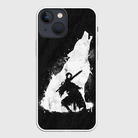 Чехол для iPhone 13 mini с принтом DARK SOULS WOLF | ДАРК СОУЛС ВОЛК в Курске,  |  | dark souls | game | gamer | mmo | play | player | rpg | дарк соулс | игра | темные души