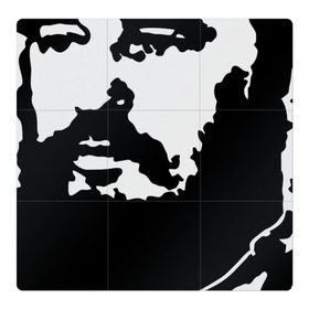 Магнитный плакат 3Х3 с принтом Фидель Кастро в Курске, Полимерный материал с магнитным слоем | 9 деталей размером 9*9 см | Тематика изображения на принте: 