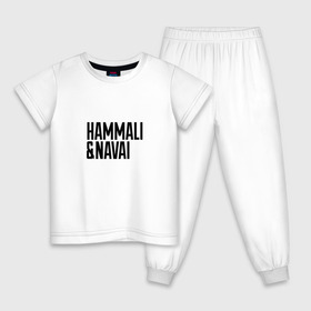 Детская пижама хлопок с принтом HammAli & Navai в Курске, 100% хлопок |  брюки и футболка прямого кроя, без карманов, на брюках мягкая резинка на поясе и по низу штанин
 | hammali navai