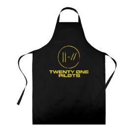 Фартук 3D с принтом Twenty One Pilots (Trench) #2 в Курске, 100% полиэстер | общий размер — 65 х 85 см, ширина нагрудника — 26 см, горловина — 53 см, длина завязок — 54 см, общий обхват в поясе — 173 см. Принт на завязках и на горловине наносится с двух сторон, на основной части фартука — только с внешней стороны | trench | twenty one pilots