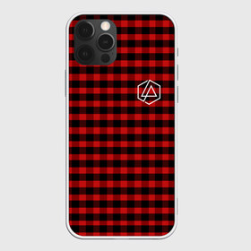 Чехол для iPhone 12 Pro Max с принтом LINKIN PARK в Курске, Силикон |  | alteranative rock | chester bennington | linkin park | logo | mike shinoda | music | rap | rock | stripes | альтернативный рок | группа | клетчатая | линии | лого | музыка | полосы | реп | рок