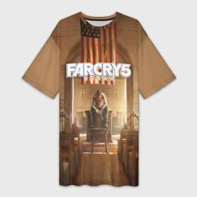 Платье-футболка 3D с принтом Far Cry 5 в Курске,  |  | 