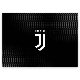 Поздравительная открытка с принтом Juventus в Курске, 100% бумага | плотность бумаги 280 г/м2, матовая, на обратной стороне линовка и место для марки
 | championship | fc | football | juventus | soccer | sport | одежда | спорт | спортивный | униформа | футбол | футбольный клуб | чемпионат | ювентус