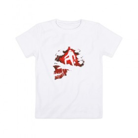 Детская футболка хлопок с принтом PREDATOR в Курске, 100% хлопок | круглый вырез горловины, полуприлегающий силуэт, длина до линии бедер | 