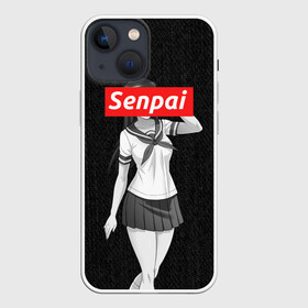 Чехол для iPhone 13 mini с принтом СЕНПАЙ   SENPAI в Курске,  |  | ahegao | anime | kawai | kowai | otaku | senpai | sugoi | waifu | weeaboo | yandere | аниме | ахегао | вайфу | виабу | каваи | ковай | культура | отаку | сенпай | сугои | тренд | яндере