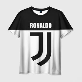 Мужская футболка 3D с принтом Ronaldo Juventus в Курске, 100% полиэфир | прямой крой, круглый вырез горловины, длина до линии бедер | Тематика изображения на принте: cr7 | cristiano ronaldo | football | juventus | криштиану роналду | роналдо | роналду | ювентус
