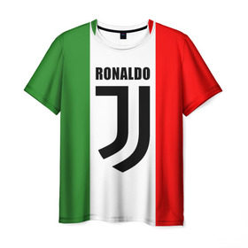 Мужская футболка 3D с принтом Ronaldo Juventus Italy в Курске, 100% полиэфир | прямой крой, круглый вырез горловины, длина до линии бедер | cr7 | cristiano ronaldo | football | juventus | криштиану роналду | роналдо | роналду | футбол | ювентус