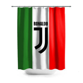 Штора 3D для ванной с принтом Ronaldo Juventus Italy в Курске, 100% полиэстер | плотность материала — 100 г/м2. Стандартный размер — 146 см х 180 см. По верхнему краю — пластиковые люверсы для креплений. В комплекте 10 пластиковых колец | cr7 | cristiano ronaldo | football | juventus | криштиану роналду | роналдо | роналду | футбол | ювентус