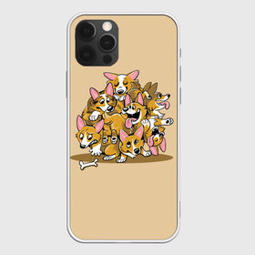 Чехол для iPhone 12 Pro Max с принтом Корги в Курске, Силикон |  | corgi | dog | dogs | корги | пес | порода | собака | щенки | щенок