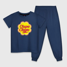 Детская пижама хлопок с принтом Chupa-Chups в Курске, 100% хлопок |  брюки и футболка прямого кроя, без карманов, на брюках мягкая резинка на поясе и по низу штанин
 | chupa | chupa chups