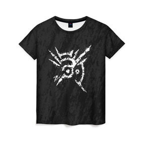 Женская футболка 3D с принтом OUTSIDER`S MARK в Курске, 100% полиэфир ( синтетическое хлопкоподобное полотно) | прямой крой, круглый вырез горловины, длина до линии бедер | dishonored | korvo | outsiders mark | аутсайдер | дисоноред | корво