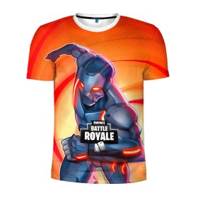 Мужская футболка 3D спортивная с принтом Fortnite OMEGA в Курске, 100% полиэстер с улучшенными характеристиками | приталенный силуэт, круглая горловина, широкие плечи, сужается к линии бедра | 