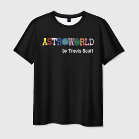 Мужская футболка 3D с принтом Travis Scott в Курске, 100% полиэфир | прямой крой, круглый вырез горловины, длина до линии бедер | astroworld | hip hop | hiphop | rap | scott | travis | travis scott | travisscott | wish you were here | рэп | хип хоп | хипхоп