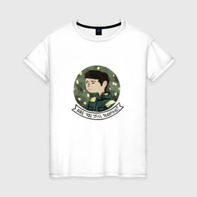 Женская футболка хлопок с принтом Twenty One Pilots в Курске, 100% хлопок | прямой крой, круглый вырез горловины, длина до линии бедер, слегка спущенное плечо | 
