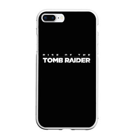 Чехол для iPhone 7Plus/8 Plus матовый с принтом Rise if The Tomb Raider в Курске, Силикон | Область печати: задняя сторона чехла, без боковых панелей | Тематика изображения на принте: adventure | lara croft | tomb rider | археолог | гробниц | крофт | лара | приключения | расхитительница