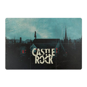 Магнитный плакат 3Х2 с принтом Castle Rock в Курске, Полимерный материал с магнитным слоем | 6 деталей размером 9*9 см | castle rock | hulu | билл скарсгард | дж.дж. абрамс | касл рок | кубик в кубе | стивен кинг | шоушенк