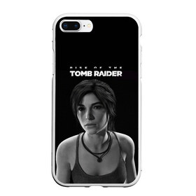 Чехол для iPhone 7Plus/8 Plus матовый с принтом Rise if The Tomb Raider в Курске, Силикон | Область печати: задняя сторона чехла, без боковых панелей | Тематика изображения на принте: adventure | lara croft | tomb rider | археолог | гробниц | крофт | лара | приключения | расхитительница