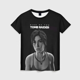 Женская футболка 3D с принтом Rise if The Tomb Raider в Курске, 100% полиэфир ( синтетическое хлопкоподобное полотно) | прямой крой, круглый вырез горловины, длина до линии бедер | adventure | lara croft | tomb rider | археолог | гробниц | крофт | лара | приключения | расхитительница