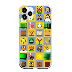 Чехол для iPhone 11 Pro матовый с принтом Super Mario Pop art в Курске, Силикон |  | bros | donkey kong | mario | super | игра | марио | офф | спин | супер | тоад