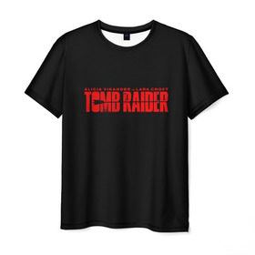 Мужская футболка 3D с принтом Tomb Raider в Курске, 100% полиэфир | прямой крой, круглый вырез горловины, длина до линии бедер | adventure | lara croft | tomb rider | археолог | гробниц | крофт | лара | приключения | расхитительница