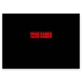 Поздравительная открытка с принтом Tomb Raider в Курске, 100% бумага | плотность бумаги 280 г/м2, матовая, на обратной стороне линовка и место для марки
 | Тематика изображения на принте: adventure | lara croft | tomb rider | археолог | гробниц | крофт | лара | приключения | расхитительница