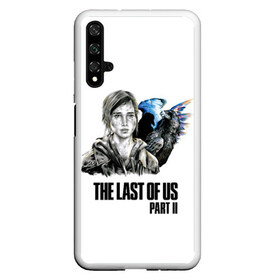 Чехол для Honor 20 с принтом The last of US 2 в Курске, Силикон | Область печати: задняя сторона чехла, без боковых панелей | Тематика изображения на принте: ellie | game | joel | naughty dog | the last of us | джоэл | одни из нас | элли