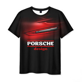 Мужская футболка 3D с принтом Porsche design в Курске, 100% полиэфир | прямой крой, круглый вырез горловины, длина до линии бедер | auto | porsche | porsche ag | авто | автомобиль | дизайн | машина | порше | суперкар | тачка