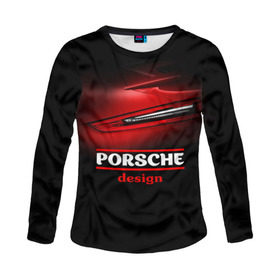 Женский лонгслив 3D с принтом Porsche design в Курске, 100% полиэстер | длинные рукава, круглый вырез горловины, полуприлегающий силуэт | auto | porsche | porsche ag | авто | автомобиль | дизайн | машина | порше | суперкар | тачка