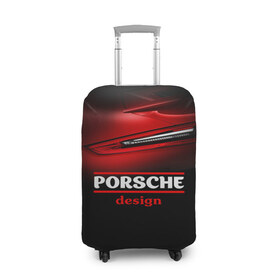 Чехол для чемодана 3D с принтом Porsche design в Курске, 86% полиэфир, 14% спандекс | двустороннее нанесение принта, прорези для ручек и колес | auto | porsche | porsche ag | авто | автомобиль | дизайн | машина | порше | суперкар | тачка