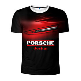 Мужская футболка 3D спортивная с принтом Porsche design в Курске, 100% полиэстер с улучшенными характеристиками | приталенный силуэт, круглая горловина, широкие плечи, сужается к линии бедра | Тематика изображения на принте: auto | porsche | porsche ag | авто | автомобиль | дизайн | машина | порше | суперкар | тачка