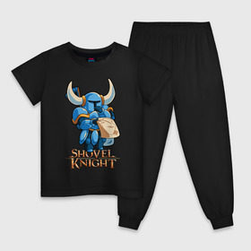 Детская пижама хлопок с принтом Shovel Knight (2) в Курске, 100% хлопок |  брюки и футболка прямого кроя, без карманов, на брюках мягкая резинка на поясе и по низу штанин
 | 