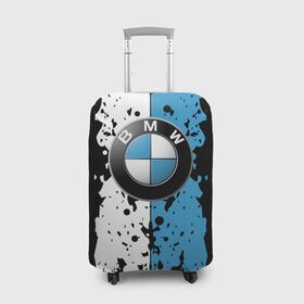 Чехол для чемодана 3D с принтом BMW sign в Курске, 86% полиэфир, 14% спандекс | двустороннее нанесение принта, прорези для ручек и колес | auto | bmw | logo | автомобиль | бмв | логотип | машина | эмблема