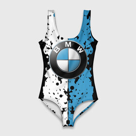 Купальник-боди 3D с принтом BMW sign в Курске, 82% полиэстер, 18% эластан | Круглая горловина, круглый вырез на спине | auto | bmw | logo | автомобиль | бмв | логотип | машина | эмблема