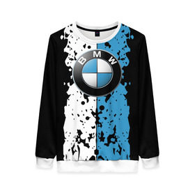 Женский свитшот 3D с принтом BMW sign в Курске, 100% полиэстер с мягким внутренним слоем | круглый вырез горловины, мягкая резинка на манжетах и поясе, свободная посадка по фигуре | auto | bmw | logo | автомобиль | бмв | логотип | машина | эмблема