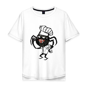 Мужская футболка хлопок Oversize с принтом Webber в Курске, 100% хлопок | свободный крой, круглый ворот, “спинка” длиннее передней части | Тематика изображения на принте: dont strave