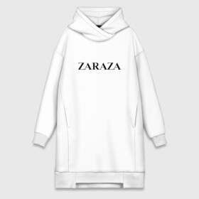 Платье-худи хлопок с принтом Zaraza в Курске,  |  | antibrand | brand | logo | zara | бренд | зара | зараза | лого