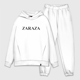 Мужской костюм хлопок OVERSIZE с принтом Zaraza в Курске,  |  | antibrand | brand | logo | zara | бренд | зара | зараза | лого