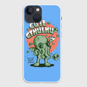 Чехол для iPhone 13 mini с принтом Ктулху в Курске,  |  | cthulhu | cthulhu fhtagn | lovecraft | ктулху | лавкрафт