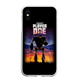 Чехол для iPhone XS Max матовый с принтом Ready Player One (PRO) в Курске, Силикон | Область печати: задняя сторона чехла, без боковых панелей | game | games | one | player | player one | ready player one | retro | robot | игрок | игры | первому игроку приготовиться | ретро | робот | фильм