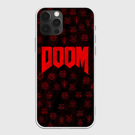 Чехол для iPhone 12 Pro Max с принтом DOOM в Курске, Силикон |  | devil | doom | hell | mark of the doom slayer | slayer | ад | гарнил | дум | знаки | иероглифы | компьютерные игры 2019 | преисподняя | символ | солдат