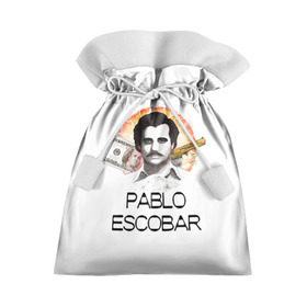 Подарочный 3D мешок с принтом Pablo Escobar в Курске, 100% полиэстер | Размер: 29*39 см | Тематика изображения на принте: escobar | loving pablo | эскобар