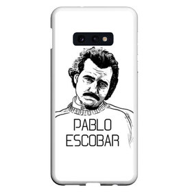 Чехол для Samsung S10E с принтом Pablo Escobar в Курске, Силикон | Область печати: задняя сторона чехла, без боковых панелей | Тематика изображения на принте: escobar | loving pablo | эскобар