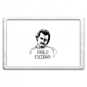 Магнит 45*70 с принтом Pablo Escobar в Курске, Пластик | Размер: 78*52 мм; Размер печати: 70*45 | Тематика изображения на принте: escobar | loving pablo | эскобар