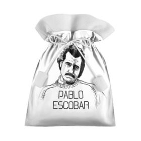 Подарочный 3D мешок с принтом Pablo Escobar в Курске, 100% полиэстер | Размер: 29*39 см | Тематика изображения на принте: escobar | loving pablo | эскобар